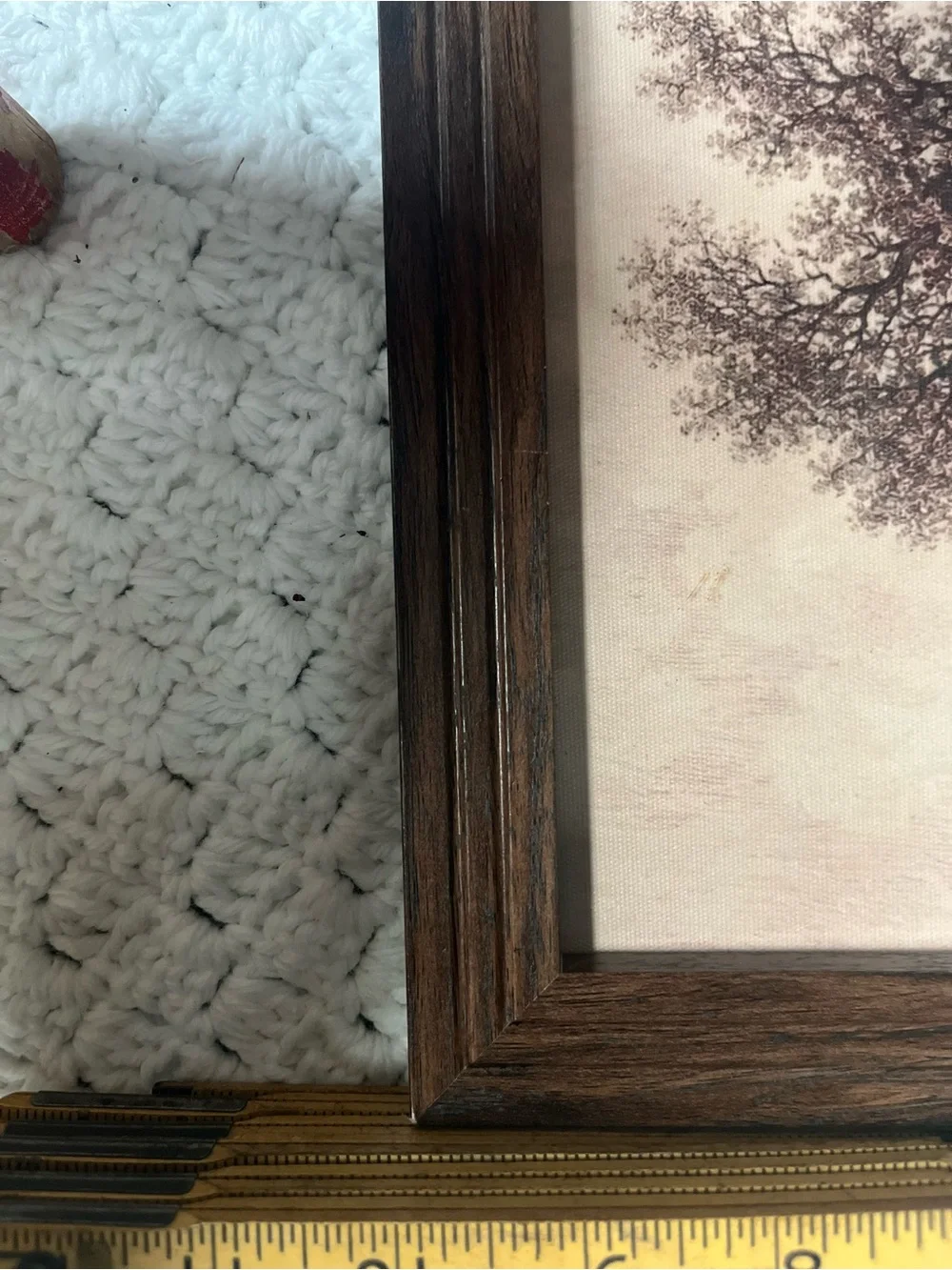 Rustic Brown Framed Landscape Wall Art - Home Accents